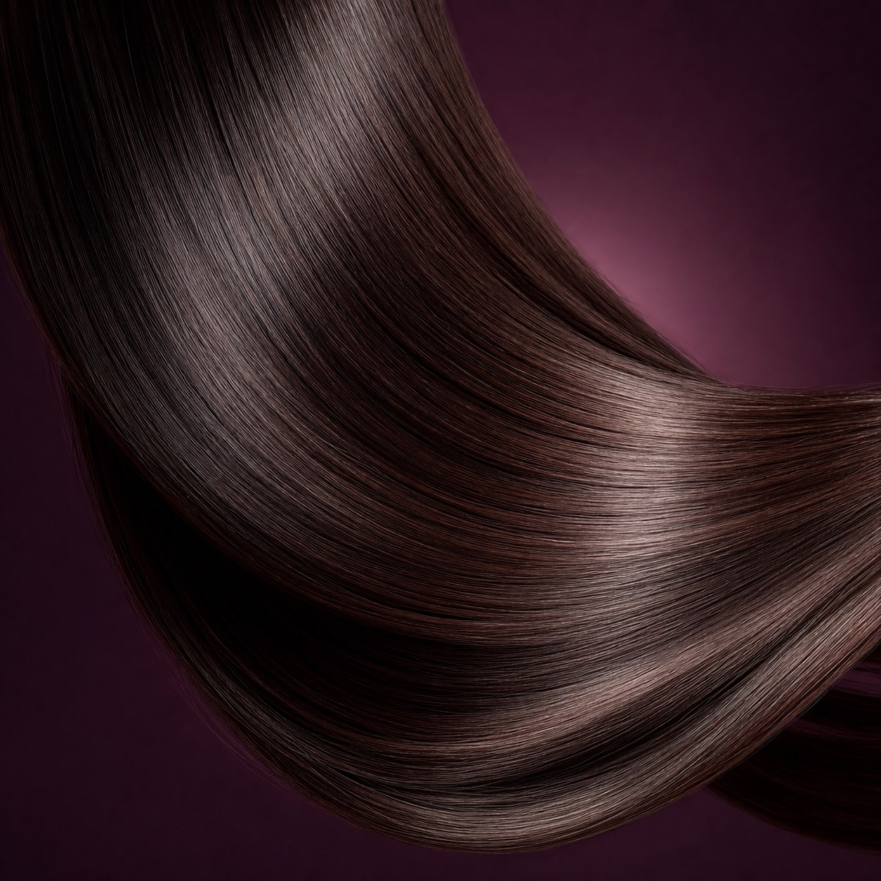 Cabelo liso com brilho e movimento