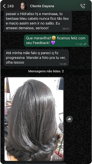 Relato de cliente Hidraliso