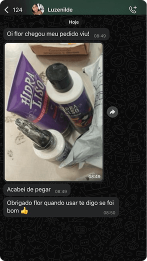 Relato de cliente Hidraliso